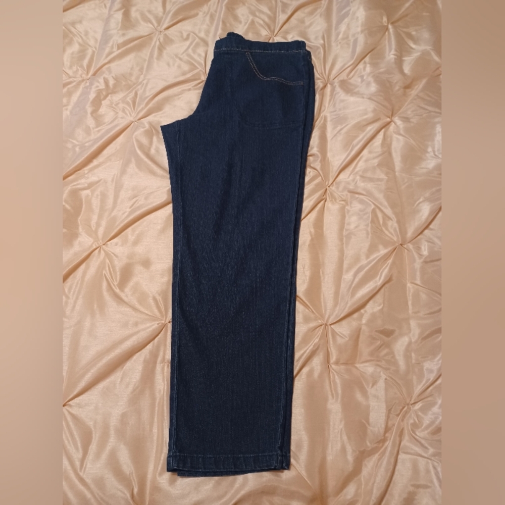 Dark Blue Denim Jeans (Pull On)Size XL - Picture 7 of 11